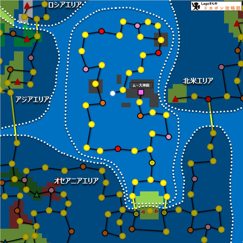ドカポンザワールドムーエリアマップ